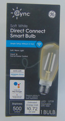 GE Cync Soft White Direct Connect Smart Bulb ST19 LED Bulbs