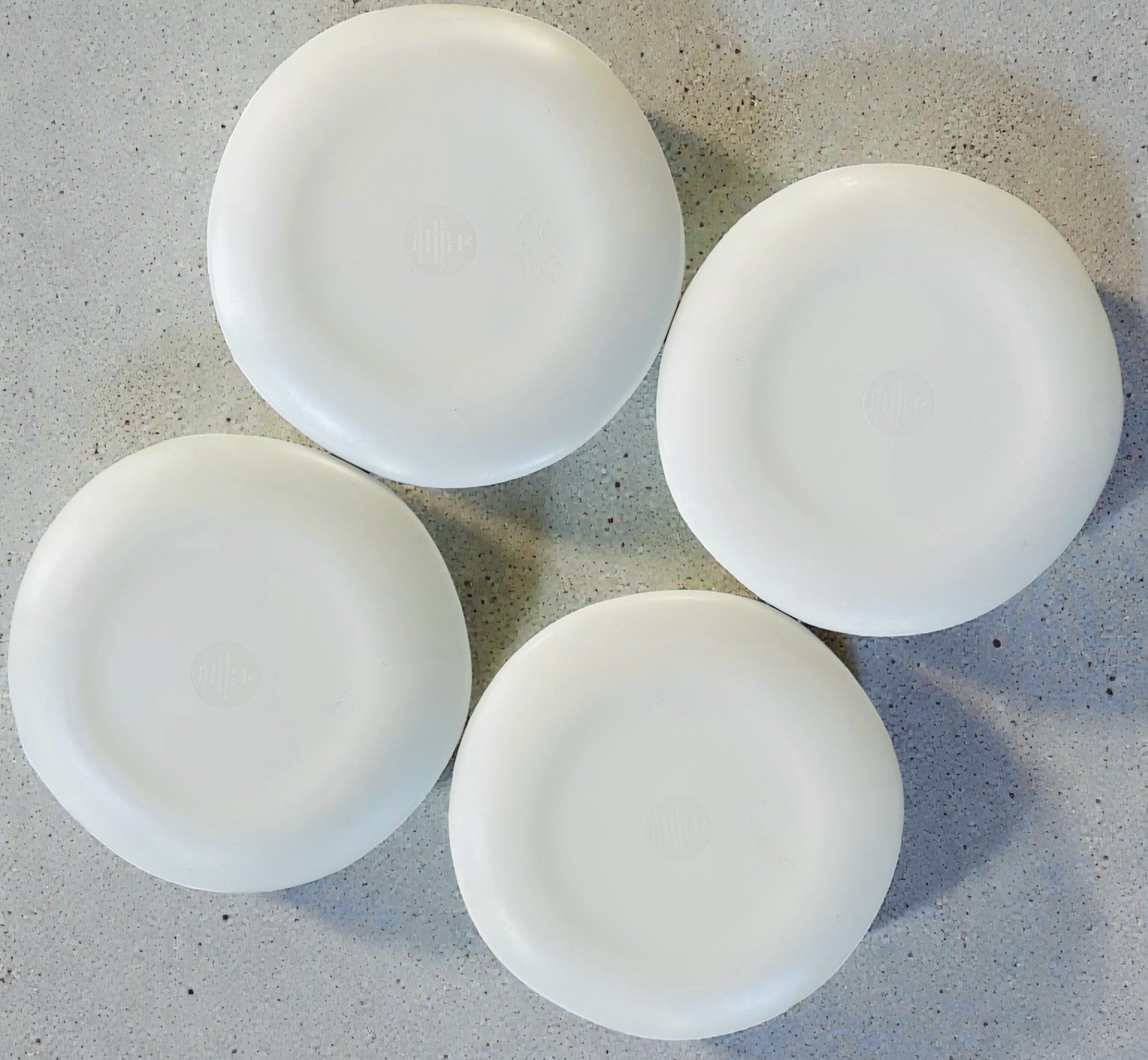 Threshold Melamine Bunny Rabbit Wildflowers Plate 8.75” Free Form Edges Set - 4 gallery