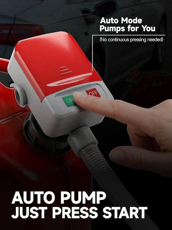 Fuel Transfer Pump with Auto-Stop,3.2GPM 51”Extra Hose Battery or USB Powered... gallery
