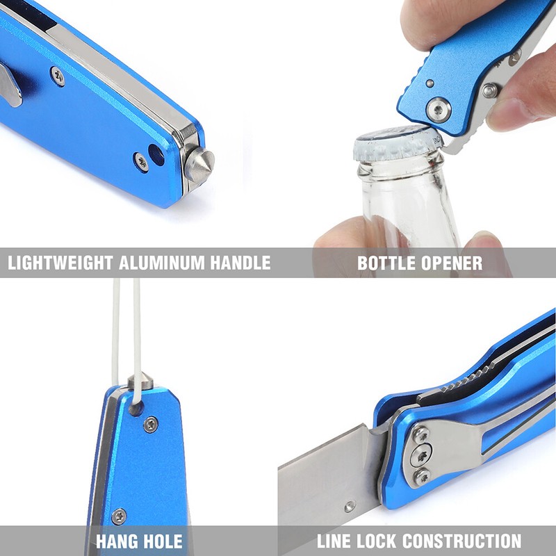 Smith & Wesson Framelock Folding Knife 7-in Stainless Blade Stainless/G10 Handle gallery