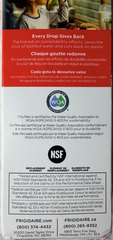 Frigidaire WF3CB PureSource 3 Refrigerator Water Filter New Open Box Genuine gallery