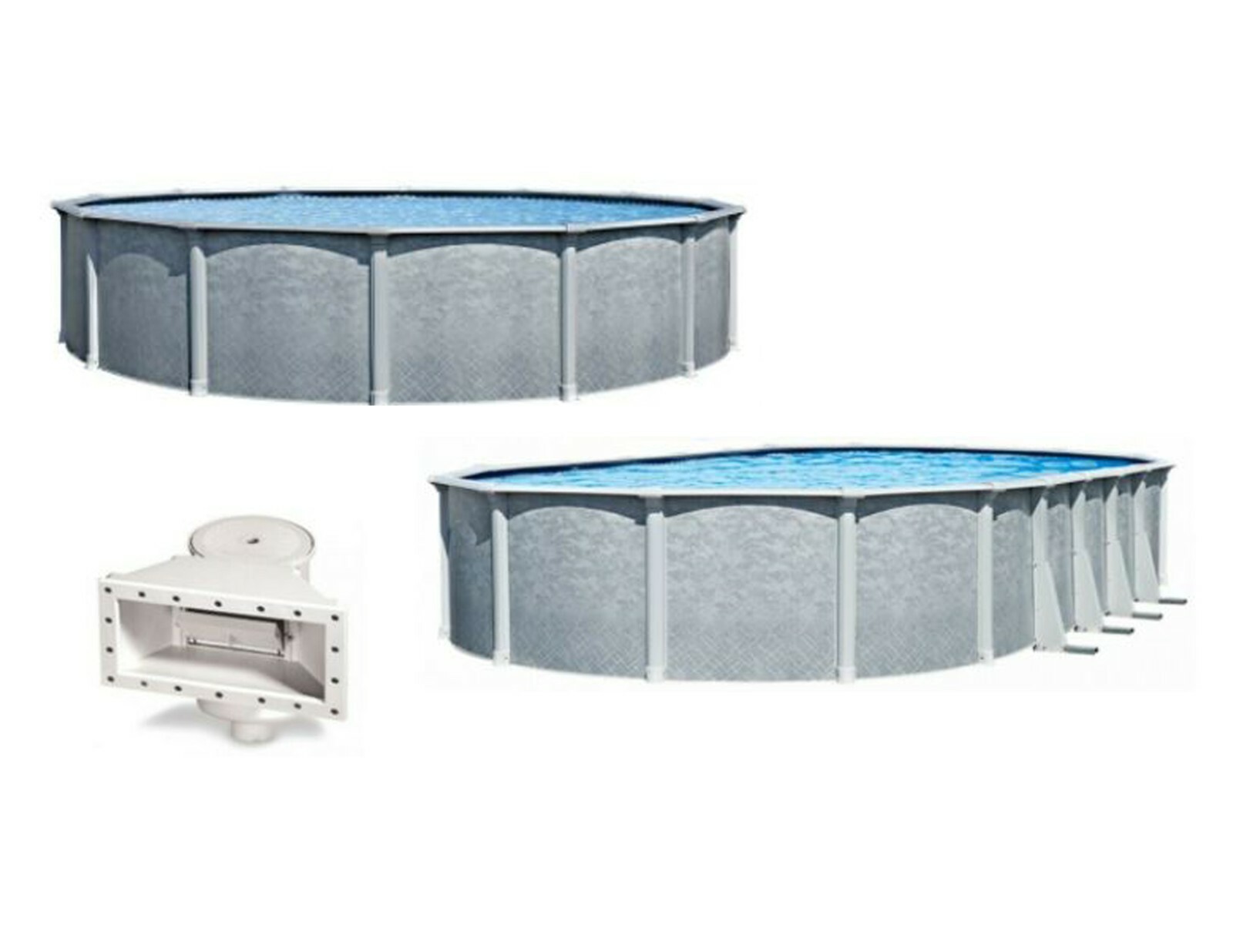Above Ground LIFESTYLE Swimming Pool w/ Liner & Skimmer - (Choose Size) gallery