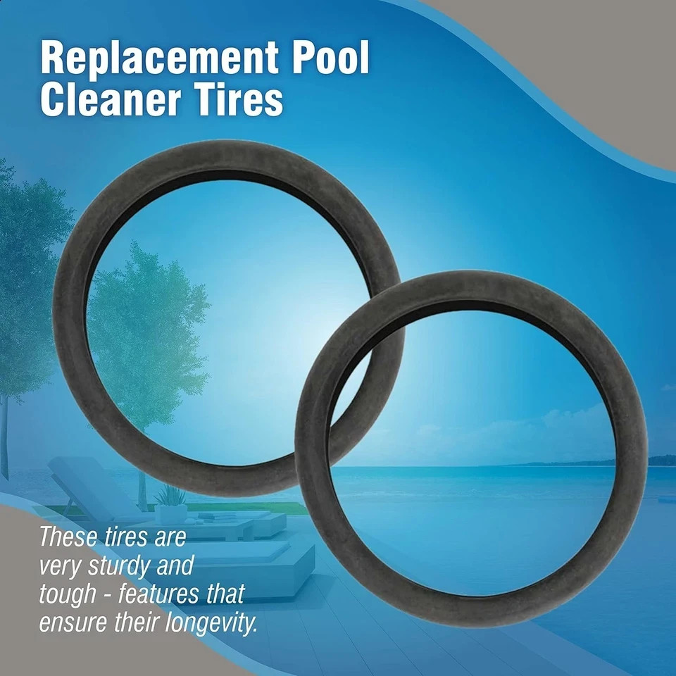 3-Pack Pool Cleaner Tires 48-232 for Polaris 3900/480 Sport, P39, Black Max gallery