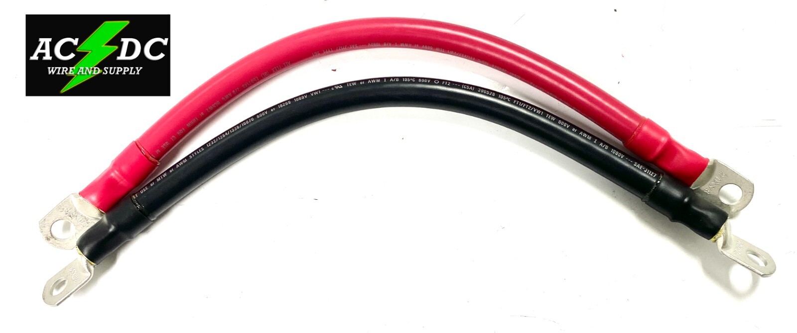 2/0 Gauge AWG Custom Battery Cables - Solar, Marine, Power Inverter Copper Wire gallery
