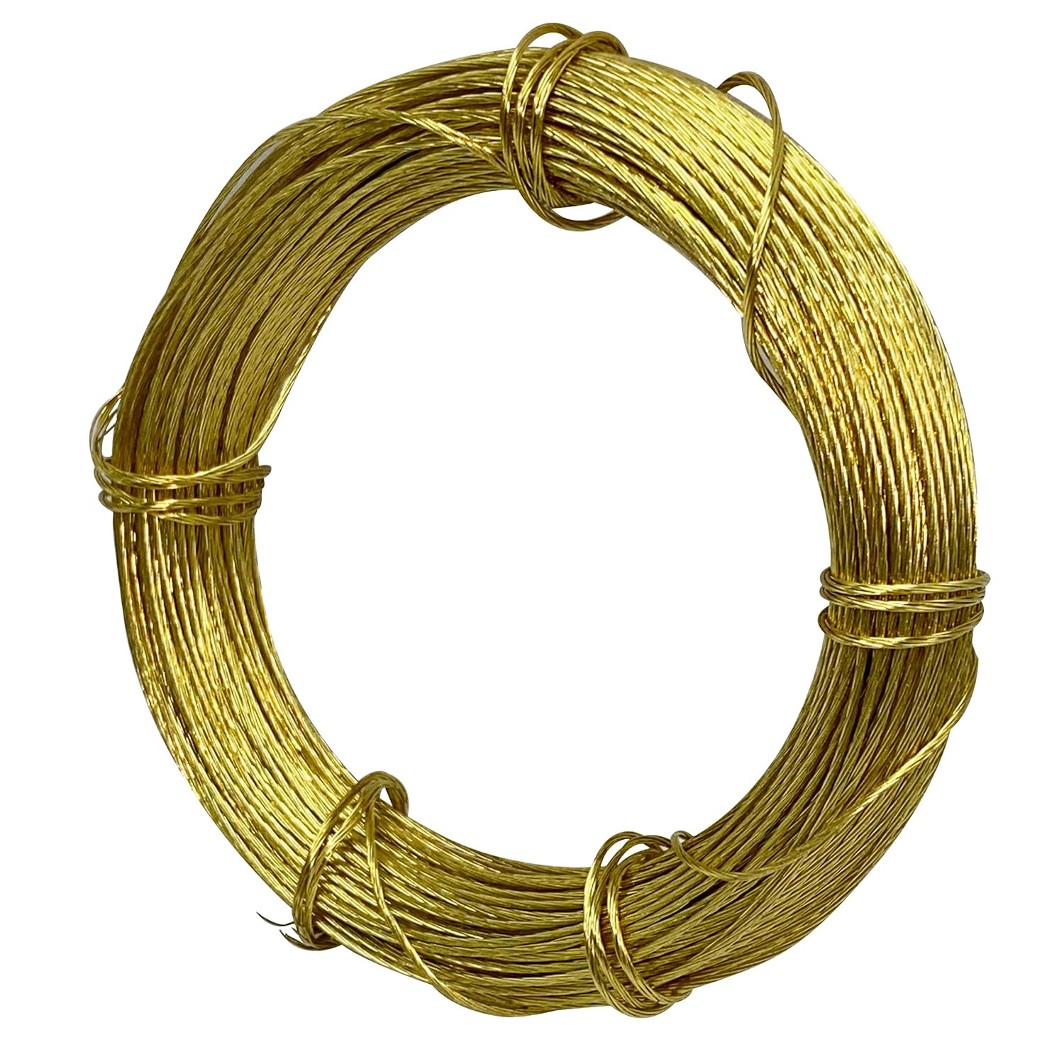 Picture Hanging Brass Wire Bare Copper Wire 100-feet 7 Strands of Solid Copper W gallery