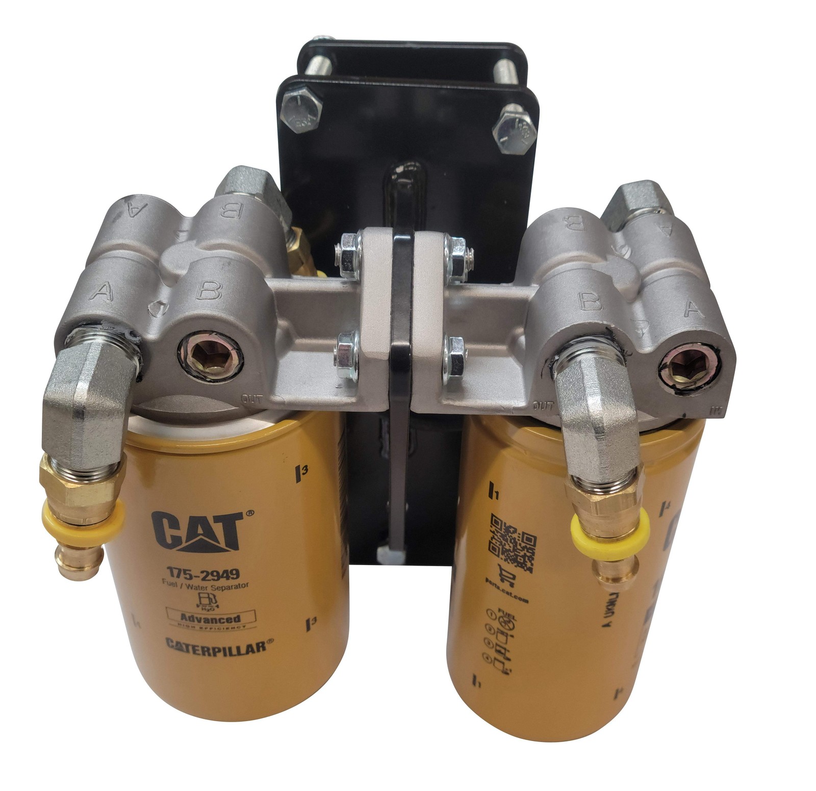 Dual Diesel CAT Fuel Filter Remote Mount Filter System gallery