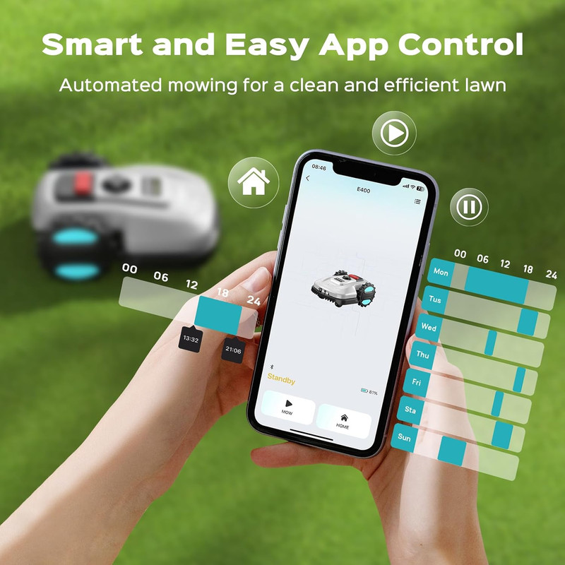 Smart Robot Lawn Mower - App Controlled, Auto-Charging & Obstacle Detection gallery