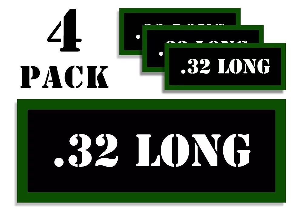 32 LONG Ammo Can Label Stickers Decal Ammunition (4 pack) gallery