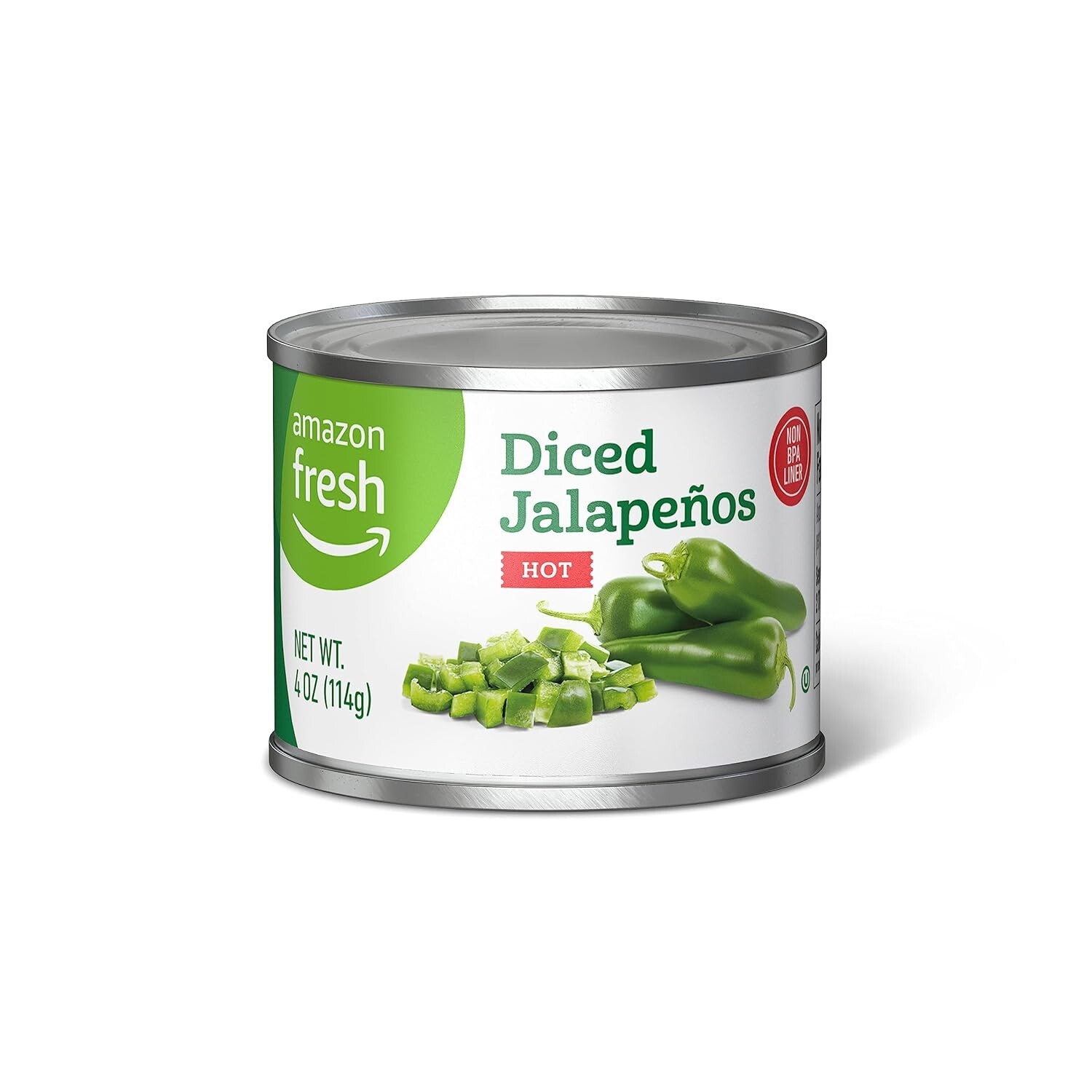Amazon Fresh, Diced Jalapeño Peppers, Hot, 4 Oz gallery