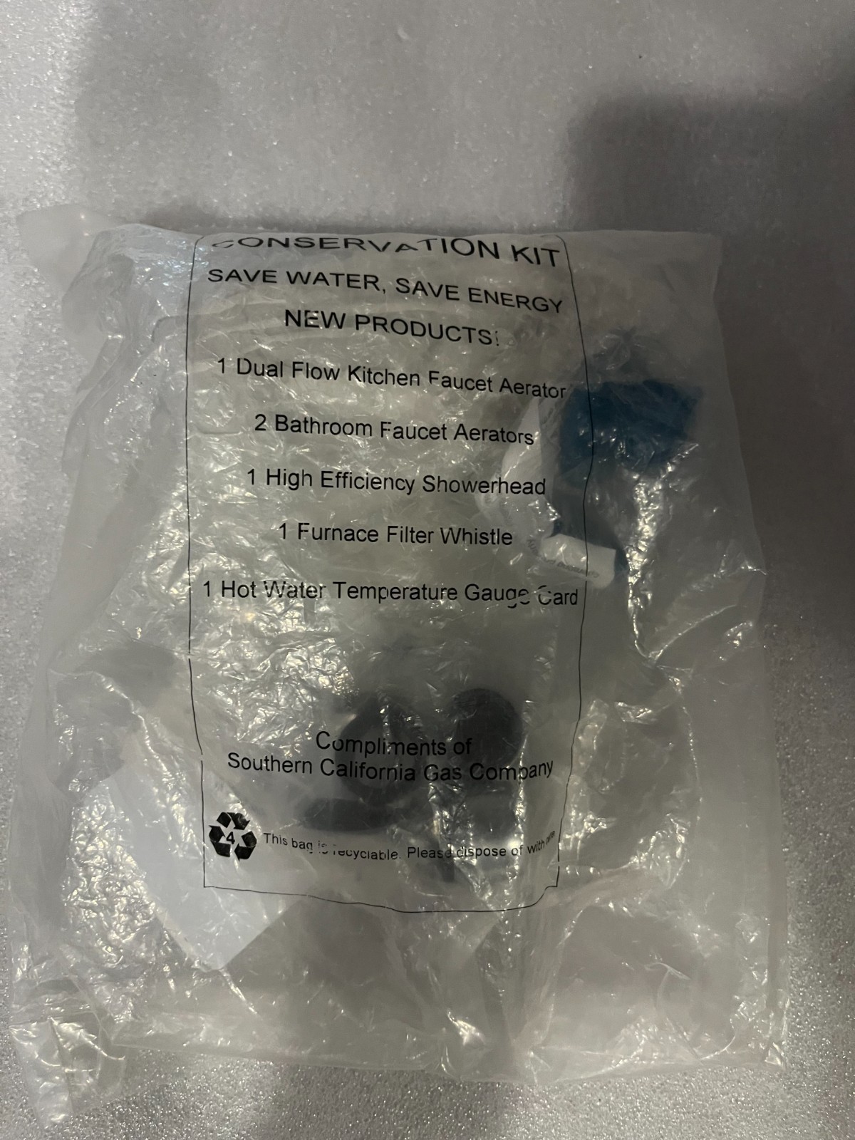New Water Conservation Kit (Showerhead, Kitchen & Bathroom Faucet Aerators...) gallery