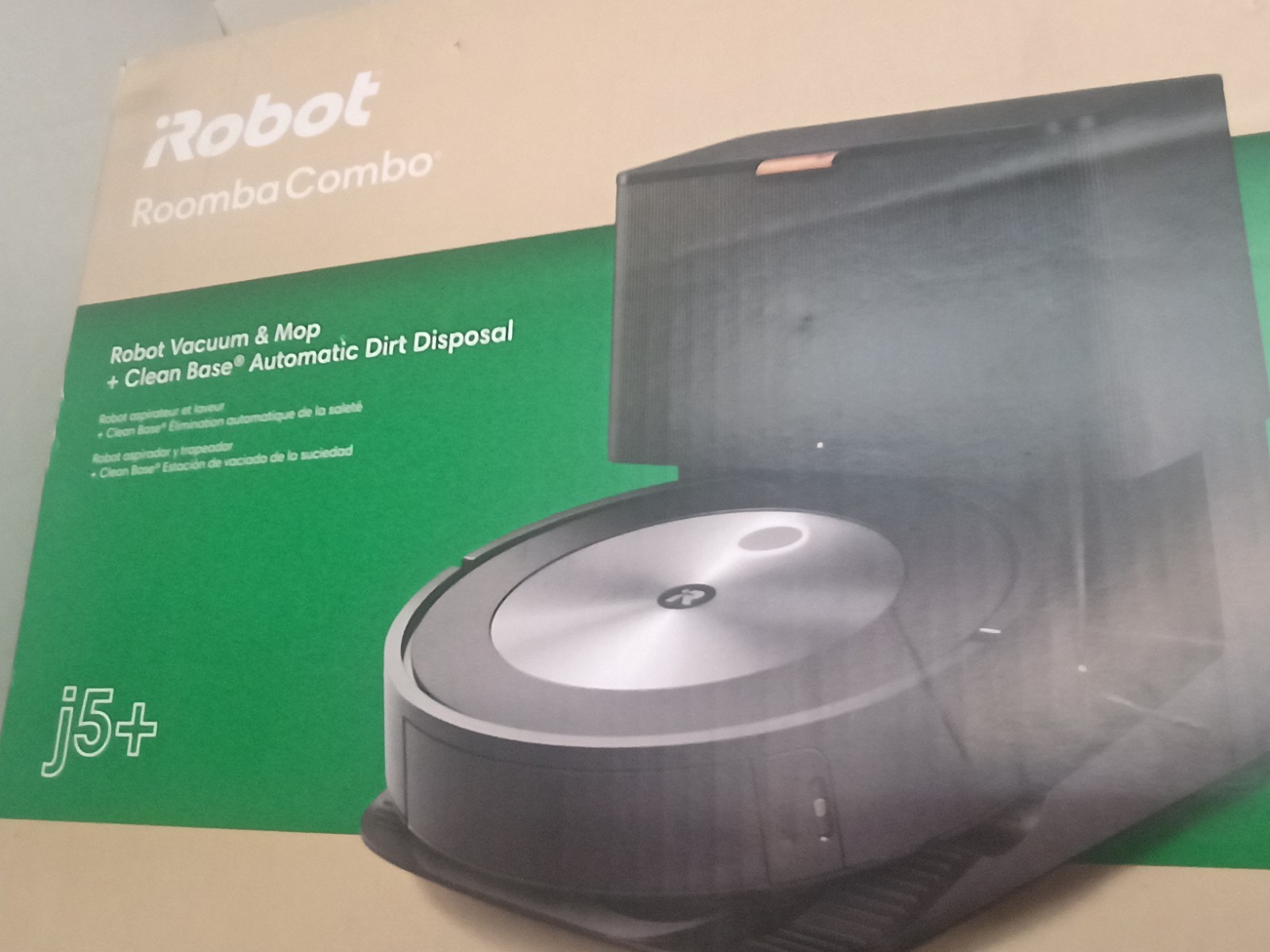 iRobot Roomba Combo j5+ Robot Vacuum & Mop with Self Empty Base Black (J557020) gallery