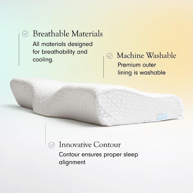 Dosaze Contoured Orthopedic Pillow - Standard gallery