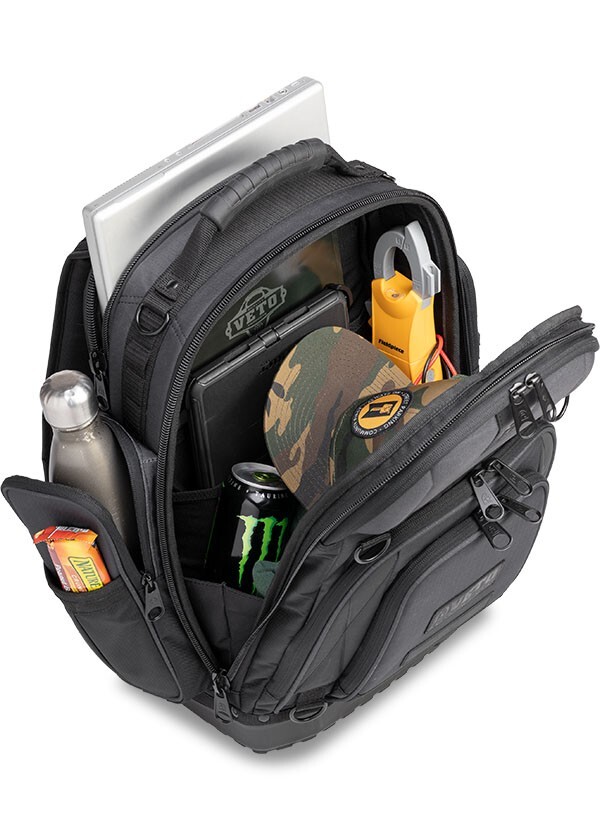 Veto Pro Pac EDC Pac LCB Carbon Every Day Carry Backpack with Base - Gray gallery