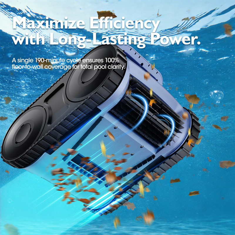 [2026 Release] Automatic Robotic Pool Vacuum for Inground & above Ground Pools, gallery