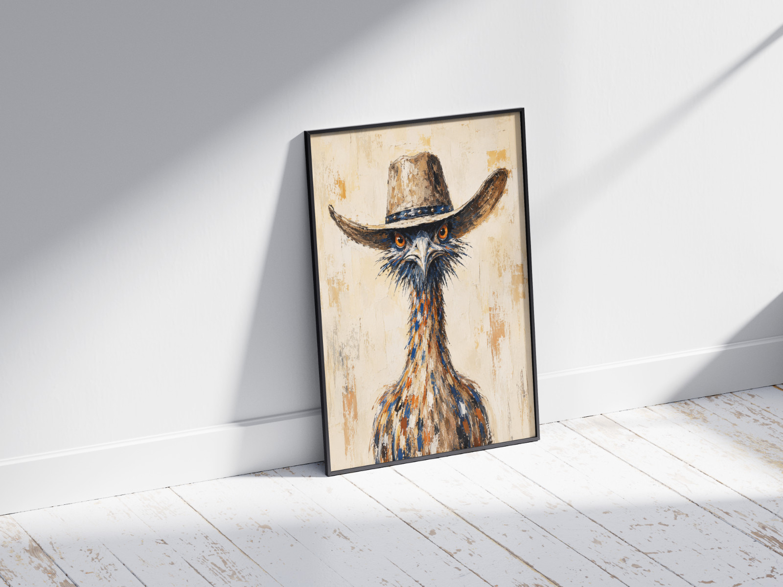 Roadrunner Cowboy Poster Canvas Desert Bird Western Ranch Wall Art Decor Print gallery