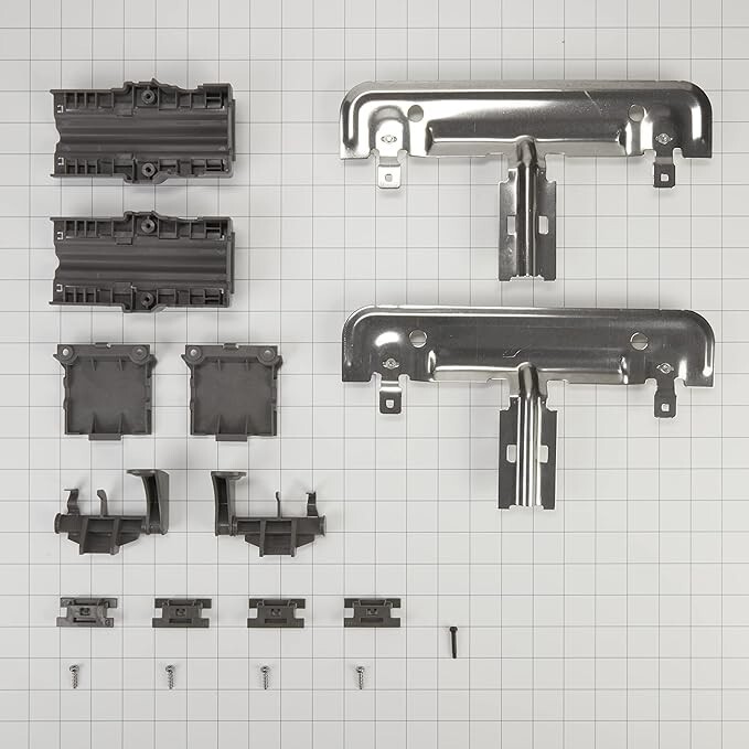 OEM Dishrack Adjuster Kit for Whirlpool WDT970SAHZ0 WDT780SAEM1 WDT780SAEM2 NEW gallery