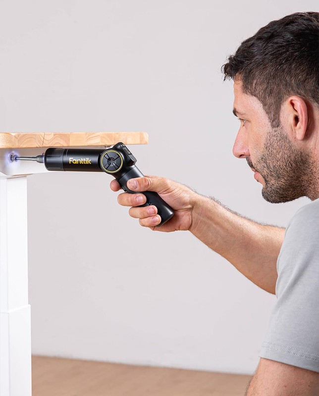 S1 APEX 3.7V Electric Screwdriver, Pivot Handle Screwdriver, Max 7N.m High Torqu gallery
