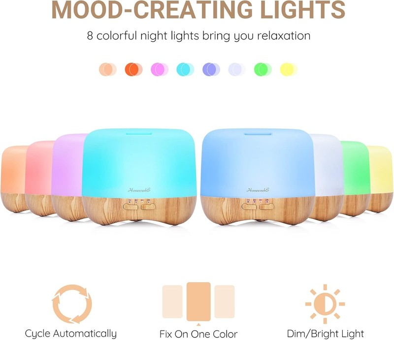 300ml Aroma Diffuser with Timer & LED Light - Perfect for Sleep & Relaxation gallery