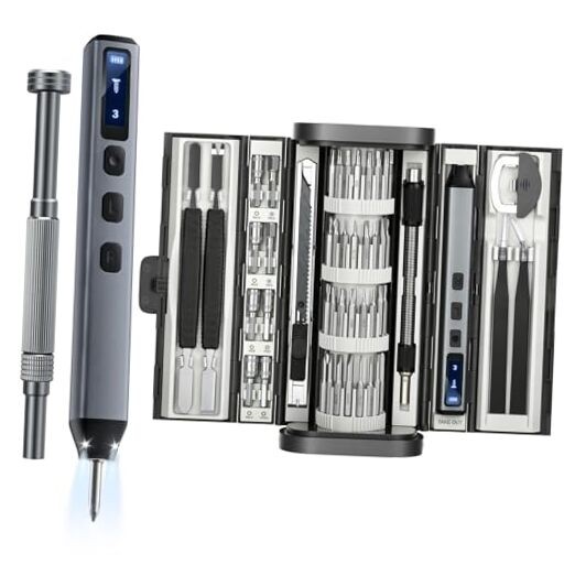 83-In-1 Mini Electric Screwdriver Set Cordless Precision Screwdriver With 72 gallery