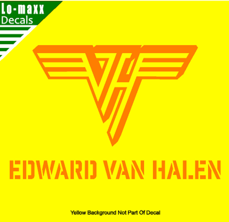 Edward Van Halen Various Sizes & Colors High Quality Die Cut Vinyl Decal gallery