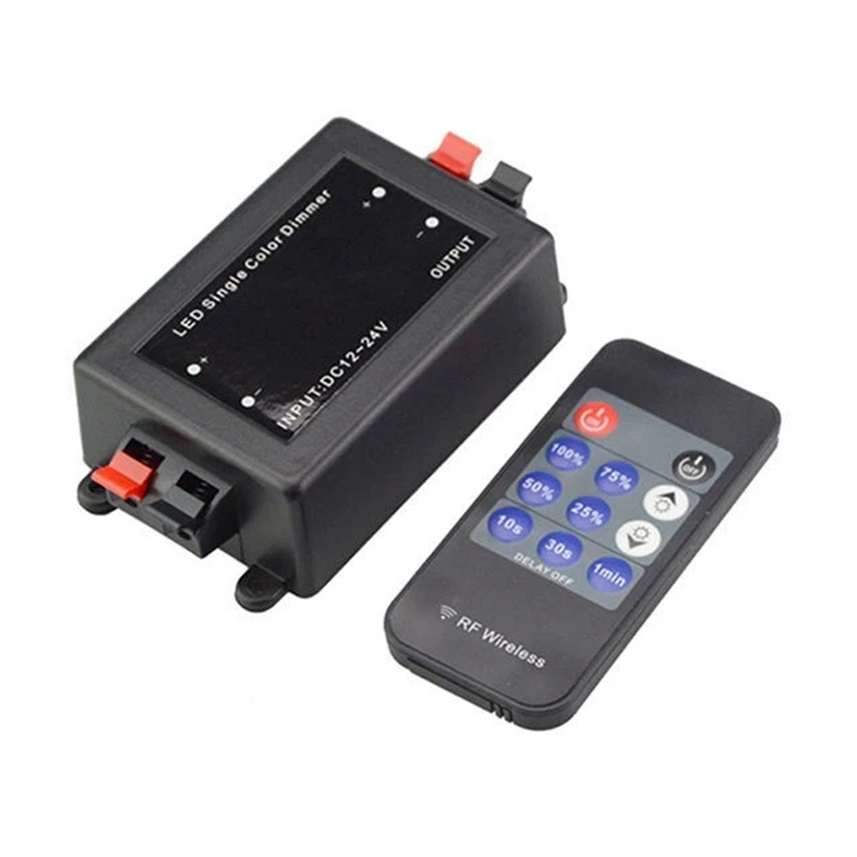 DC12V-24V 8A Dimmer Switch Controller With 11-Key RF Wireless Remote For LED gallery