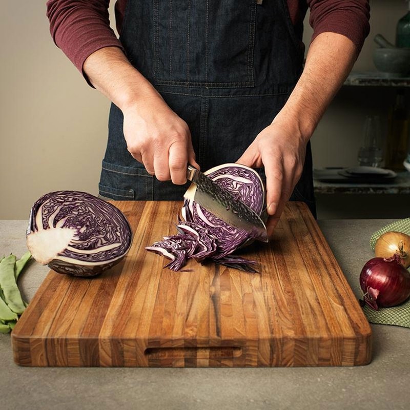 Teakhaus Edge Grain Cutting & Serving Board with Hand Grip, 24 x 18 x 1.5 inches gallery