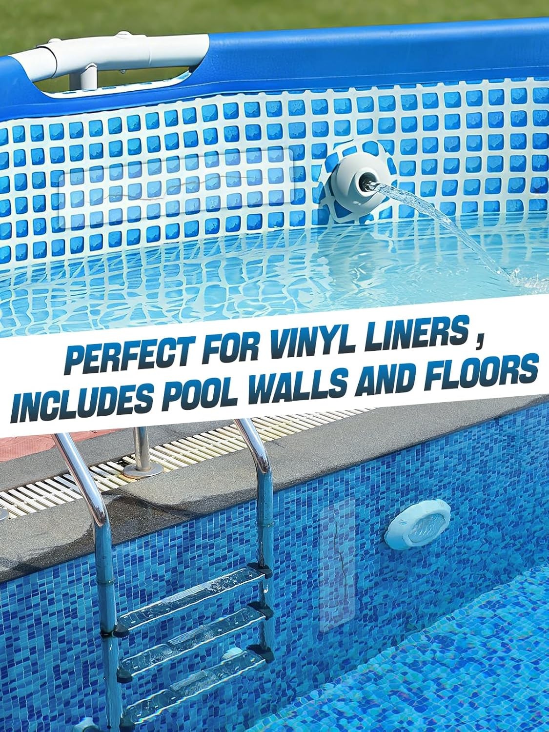 Pool Patch Repair Kit Underwater Vinyl Liner Patch Clear TPU Leak Repair gallery