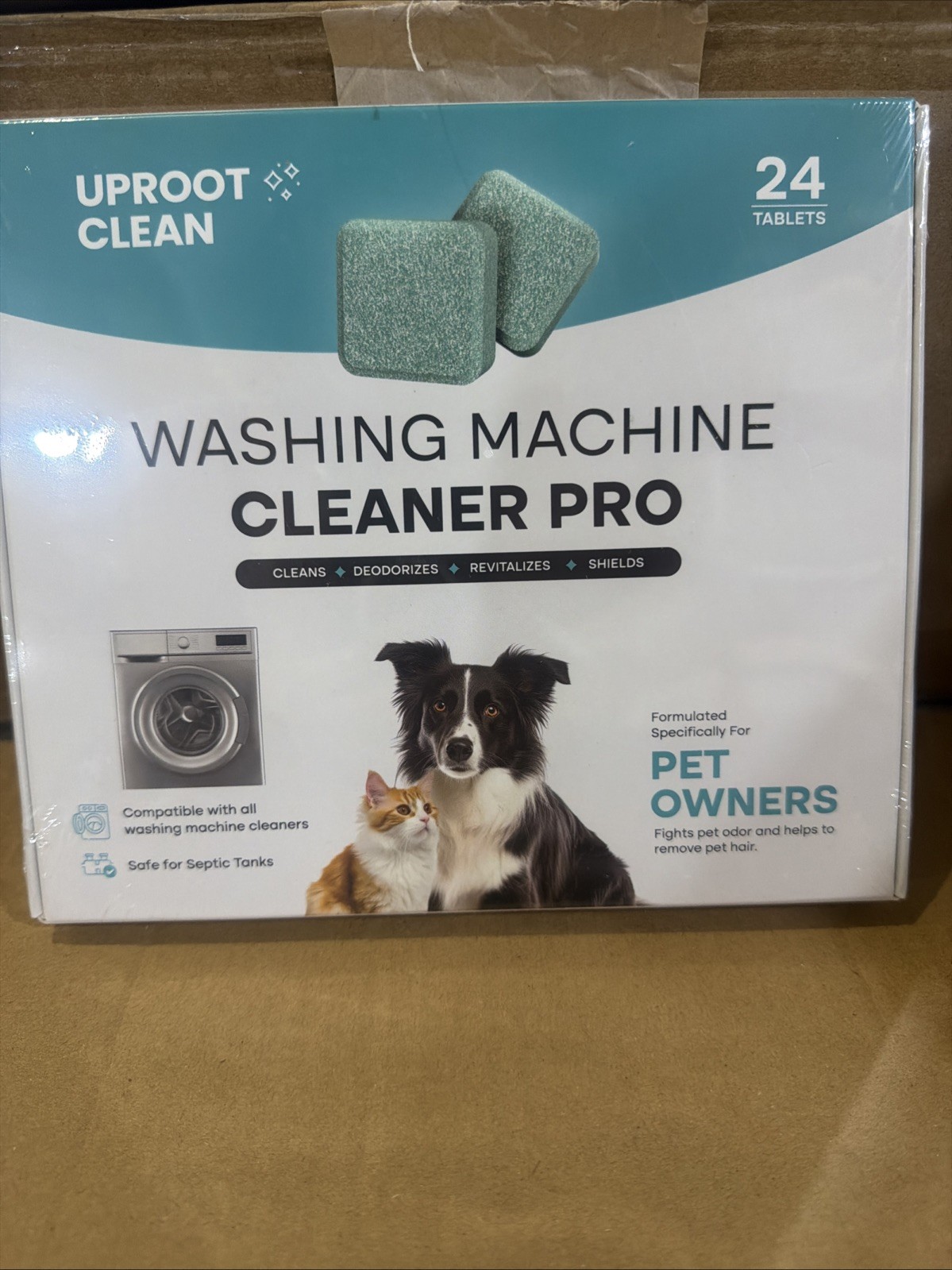 Uproot Clean Washing Machine Cleaner Tablets - 24 Pack for a 12 Month Supply. Fo gallery