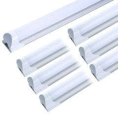 T8 LED Shop Light 4FT 24W 6500K Linkable Integrated Fixture Garage Ceiling Lamp