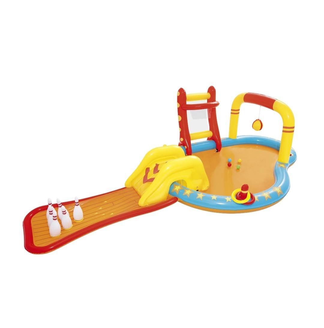 🔥NEW🔥H2OGO! Lil' Champ Play Pool Center with Slide for Kids gallery