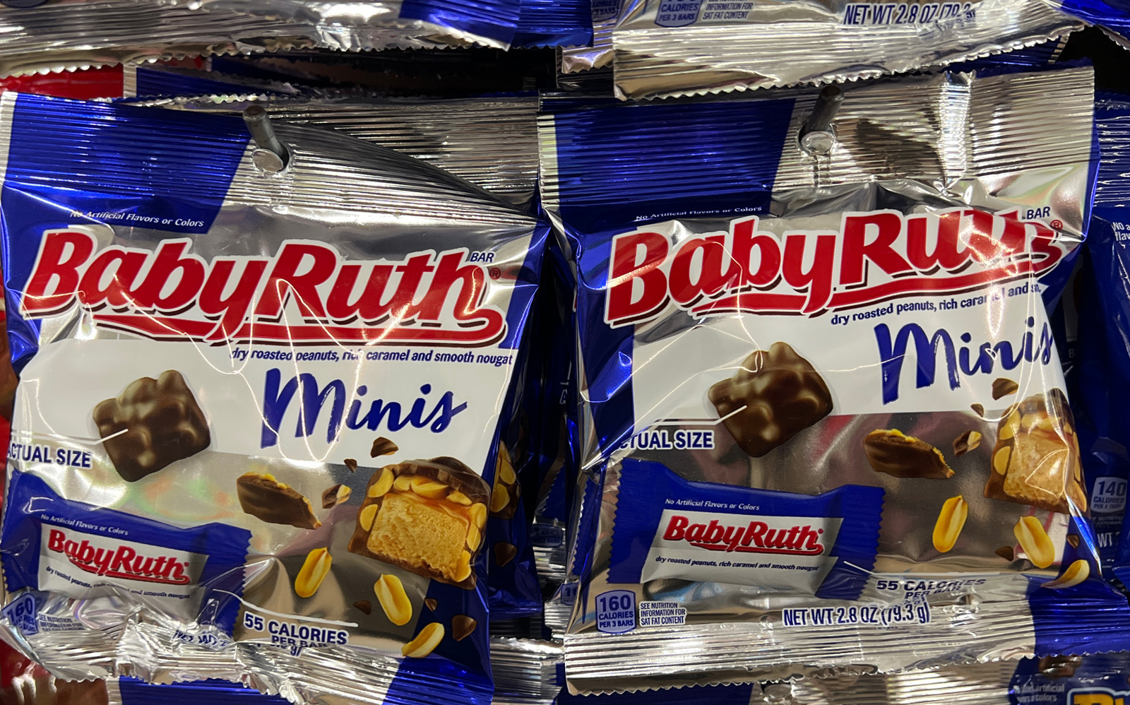 Baby Ruth Mini Bite Size Chocolate Caramel Nougat Candy Bar - {LOT OF 2} gallery