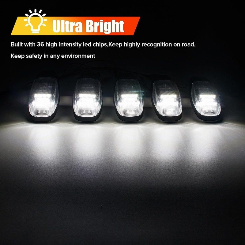Cab Lights Compatible with 2019 2020 2021 2022 2023 2024 2025 2026 RAM 2500/3... gallery