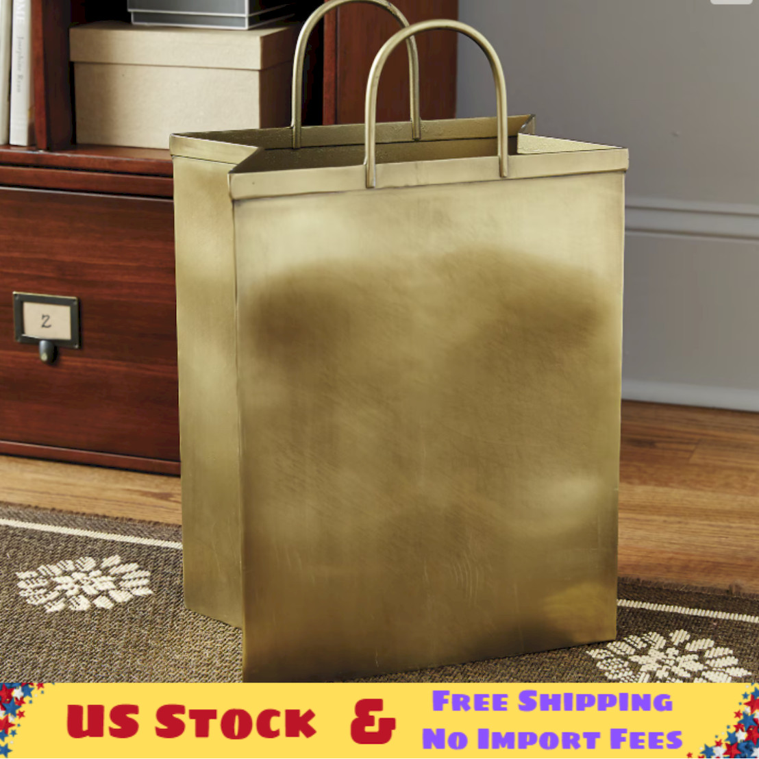 Ballard Designs Bunny Williams Shopping Bag Waste Bin gallery