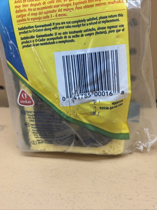 O Cedar Extra Squeeze Plastic Hinge Mop Refill NOS 4009705 Replacement Head gallery