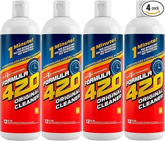 Formula 420 Glass Metal Ceramic Pipe Cleaner, 12 Fl Oz (Pack of 4) gallery