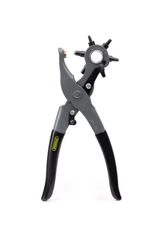 General Tools 72 Steel Leather Hole Revolving Center Punch Plier 8.5 L in. c0 gallery