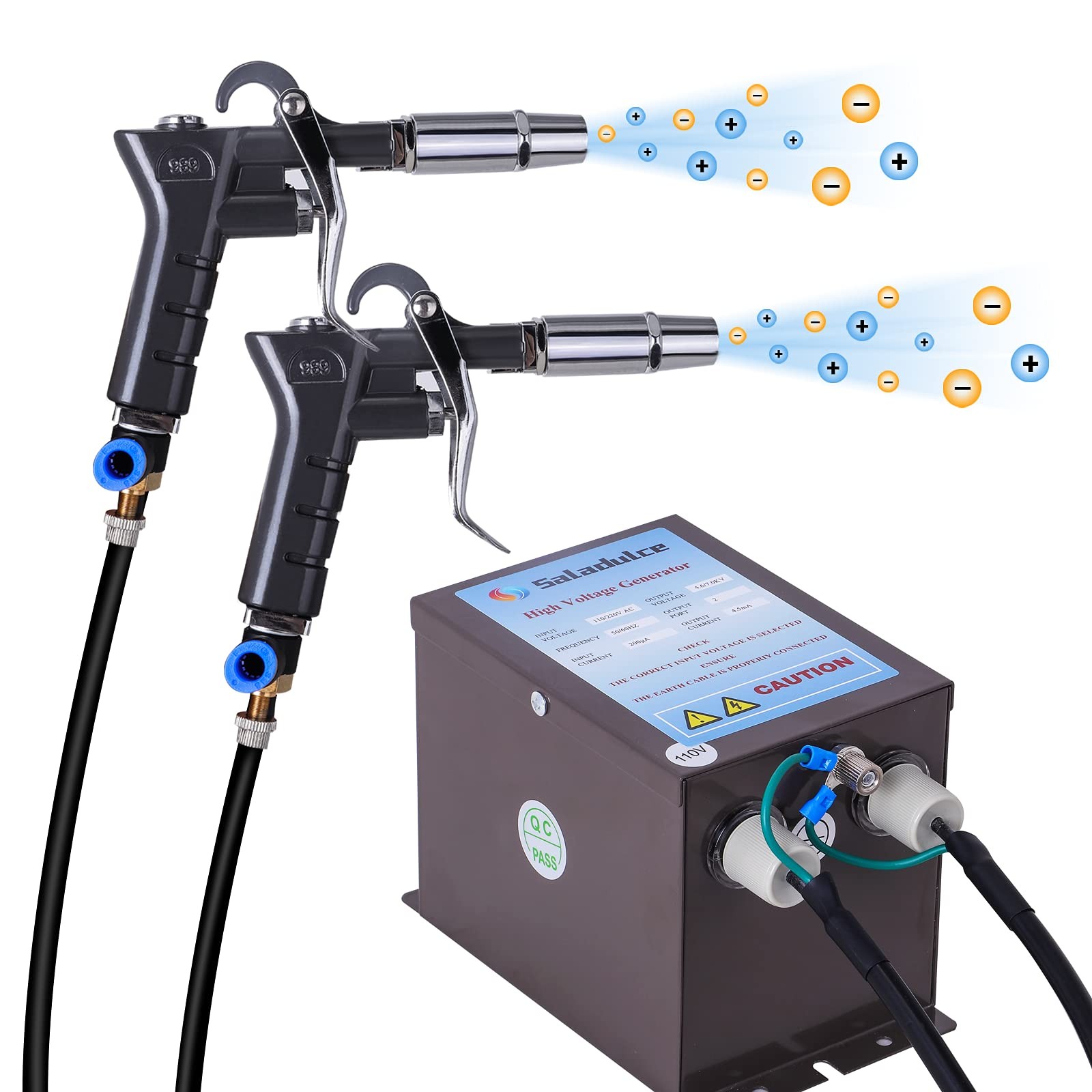 Anti Static Guns 4.6KV Ionizing Air Guns for Industrial Electrostatic Elimina... gallery