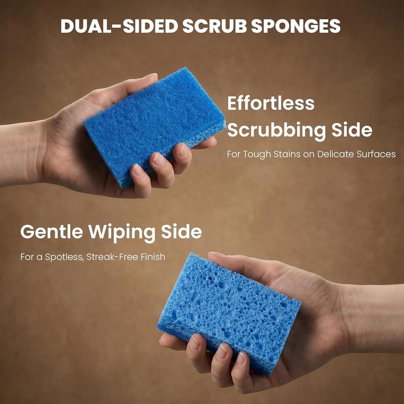 Kitchen Sponges, 12 Count, Non-Scratch Scrub Sponge, Dual Sided Cleaning Spon... gallery