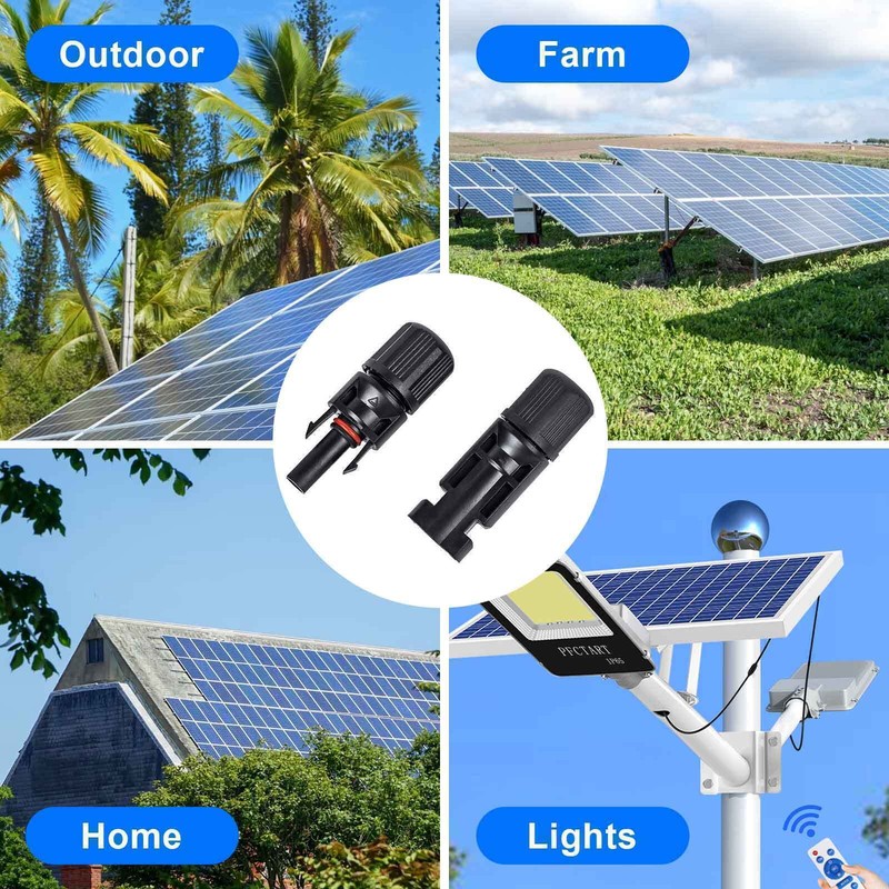 20 Pairs Cable Connectors Solar Panel 30A Line Plug Socket Male Female IP65 gallery