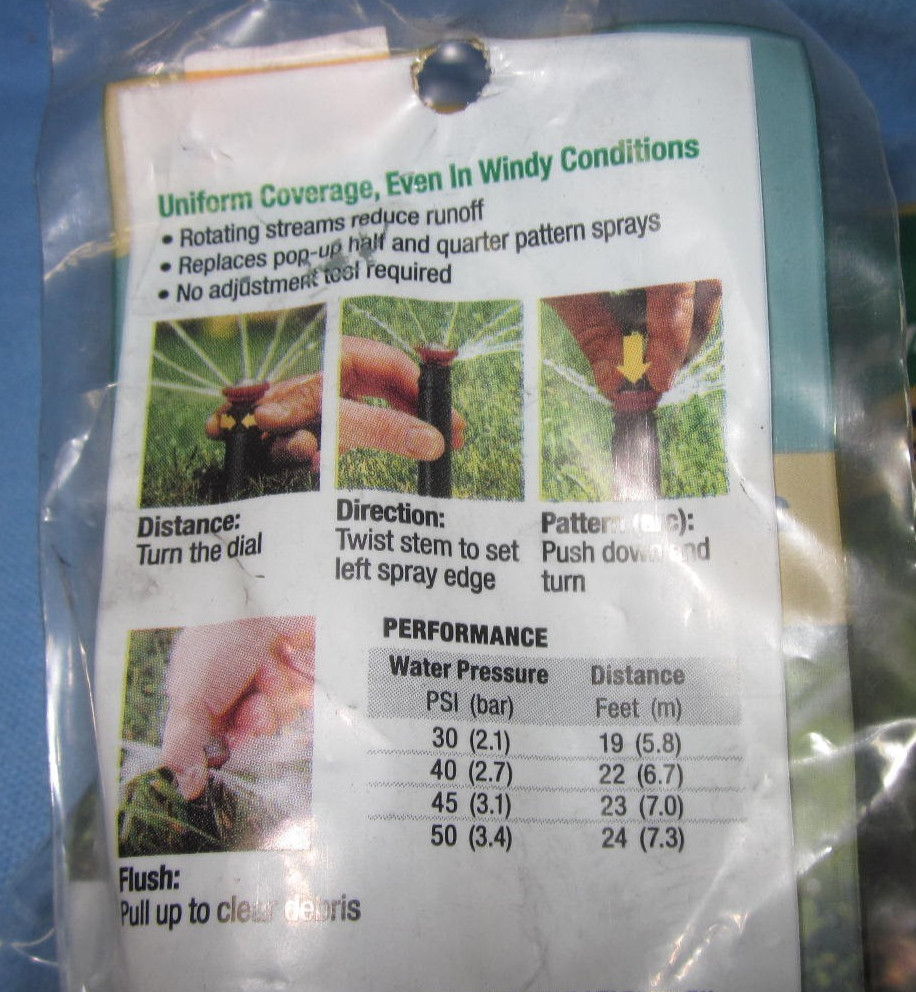 Four Rain Bird 24RNVAPRO High-Efficiency Pro Rotary Spray Nozzles 17-24 ft. gallery