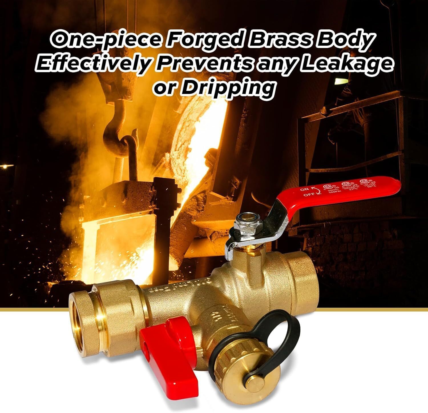 3/4 Inch IPS Isolator Tankless Water Heater Industry Leading Service Valve Kit gallery