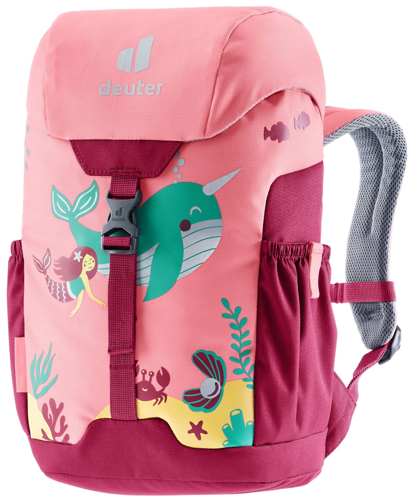 Deuter Schmusebar Kid's Hiking Backpack, Blossom/Raspberry