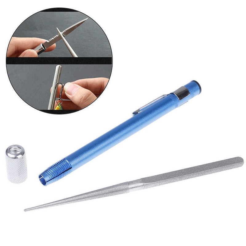 Knife Sharpener Portable Retractable Diamond Knife Sharpening Steel Rod Kitchen gallery