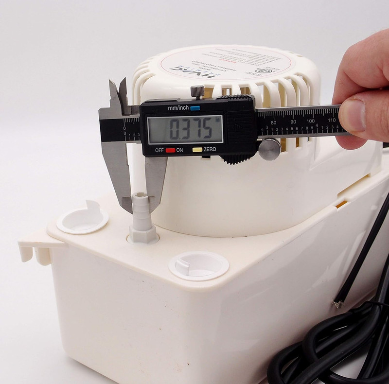 Condensate Removal Pump – Tank Pump 2.2L RTP15WS115V with 3/8" X 15' Pipe All in gallery