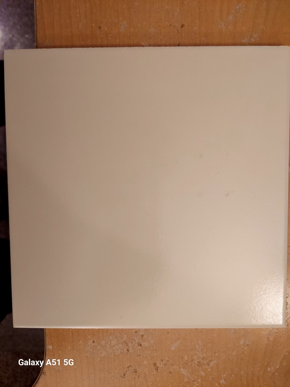1 Piece Bright White Ceramic Floor Tile 8" by 8" Made in Italy Smooth Surface! gallery