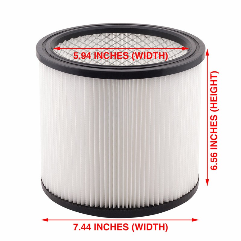 2 Pack Filter Cartridges 90304 90350 90333 Type U for Shop Vac Wet/Dry Vacs gallery