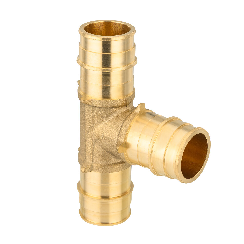 EFIELD 5 To 100 Packs Pex A Expansion Tee 3/4"x3/4"x3/4" Brass Fittings No Lead gallery