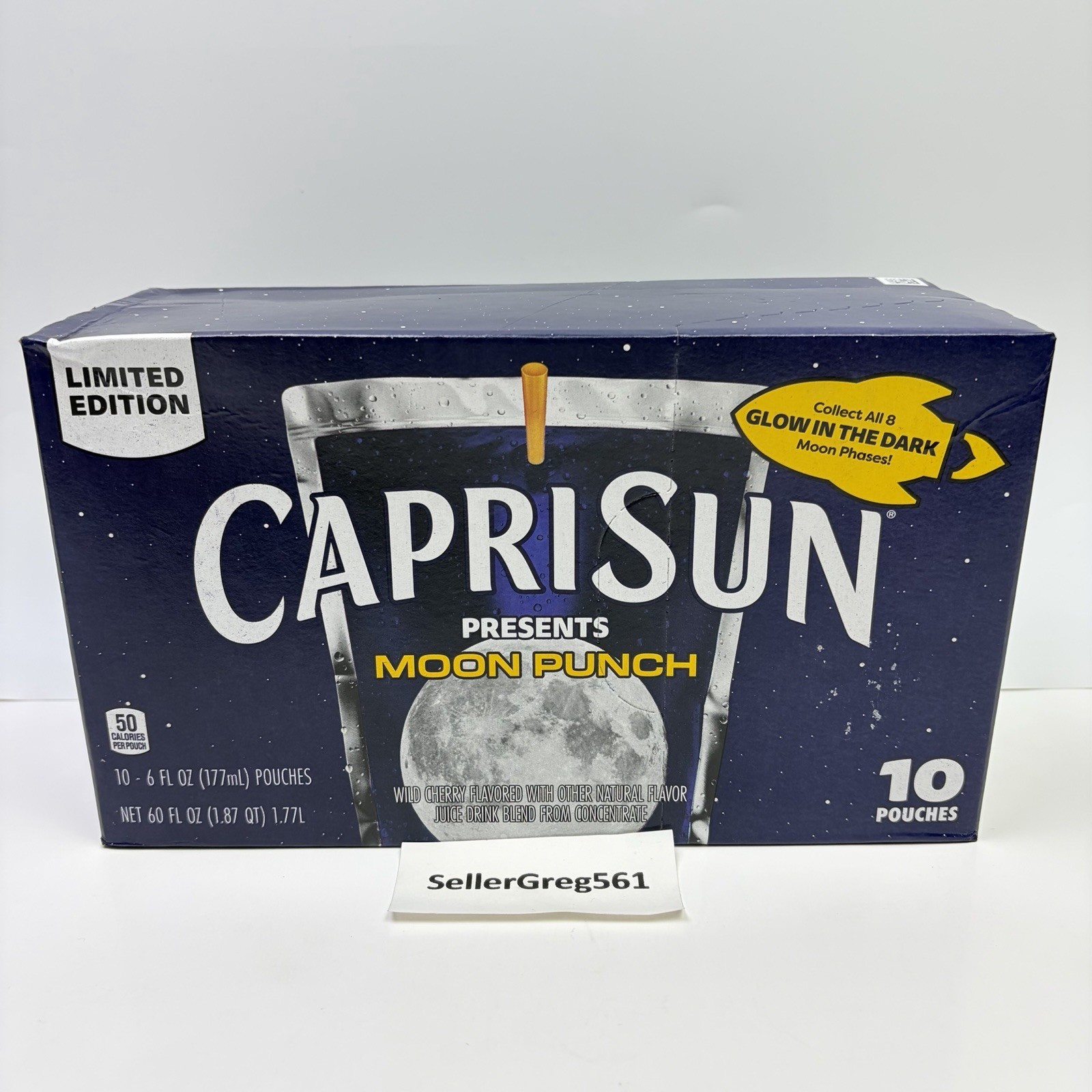 Capri Sun Limited Edition Moon Punch Glow In The Dark Wild Cherry BB 7/25/2026 gallery