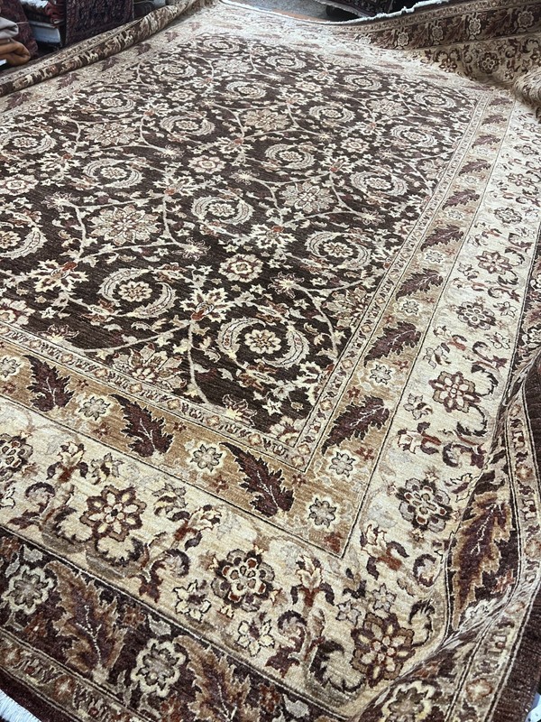 12' x 16'3" Pakistani Peshawar Oriental Rug - Hand Made - 100% Wool - Veg Dye gallery