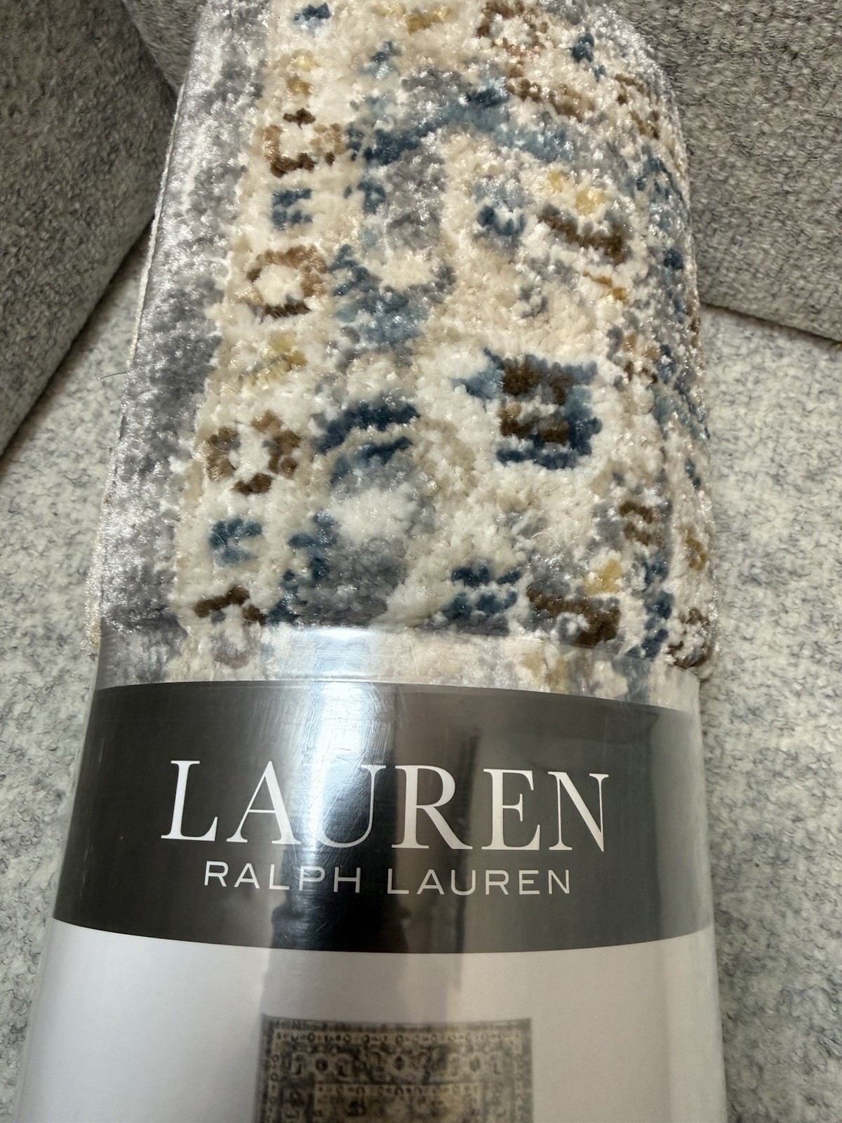 ralph lauren Blue/gray Design Lrl400m 2x8 Runner New gallery